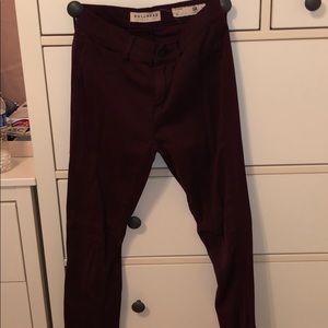 PacSun Burgundy Jeggings